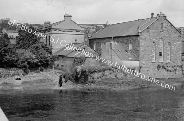 BARONY STREAM ( NEAR WATERGATE ) FROM TOWN BRIDGE ( REV. J SCAMMELL P.P. & MR WALSH )